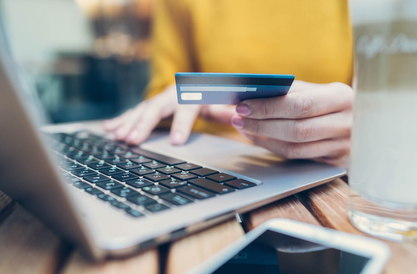 using credit card to pay online